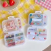3cce61ae67d622cb385ffa5a322039e5 Transparent Cute Lattice Mini Storage Box
