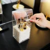 Acrylic Pearl Makeup Brush Organizer