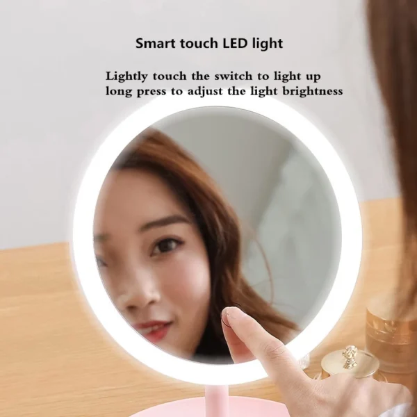 98bd493fde06ddd4f08addd61fc1d513 LED Adjustable Makeup Mirror