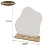ccb604ee230a2eb2de58c77b532f728c Korean Style Wooden Base Makeup Mirror