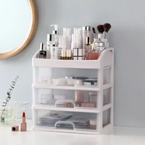 3 Layer Makeup Storage Drawer Box