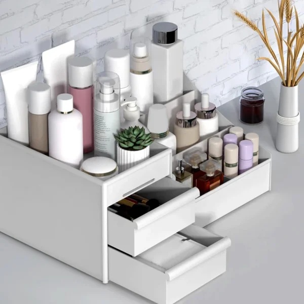 my-11134207-7r98w-lngt4d7315dp6e Multi Partition Makeup Storage Box Organizer