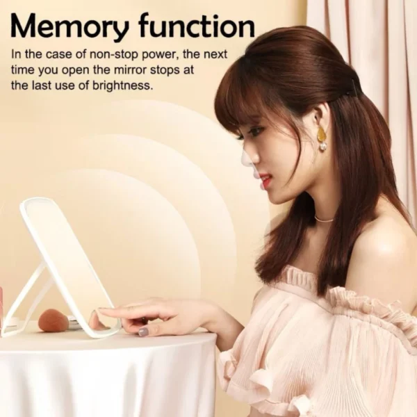 3 Color LED Touch Makeup Mirror