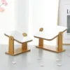 360 Rotating Wooden Makeup Mirror
