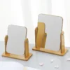 360 Rotating Wooden Makeup Mirror