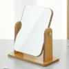 360 Rotating Wooden Makeup Mirror
