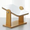 360 Rotating Wooden Makeup Mirror